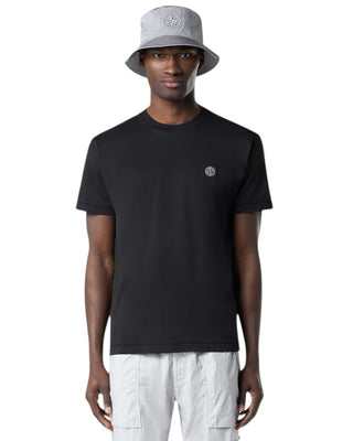 Stone Island 2100027 60/2 COTTON JERSEY T-shirt Compass Patch Black