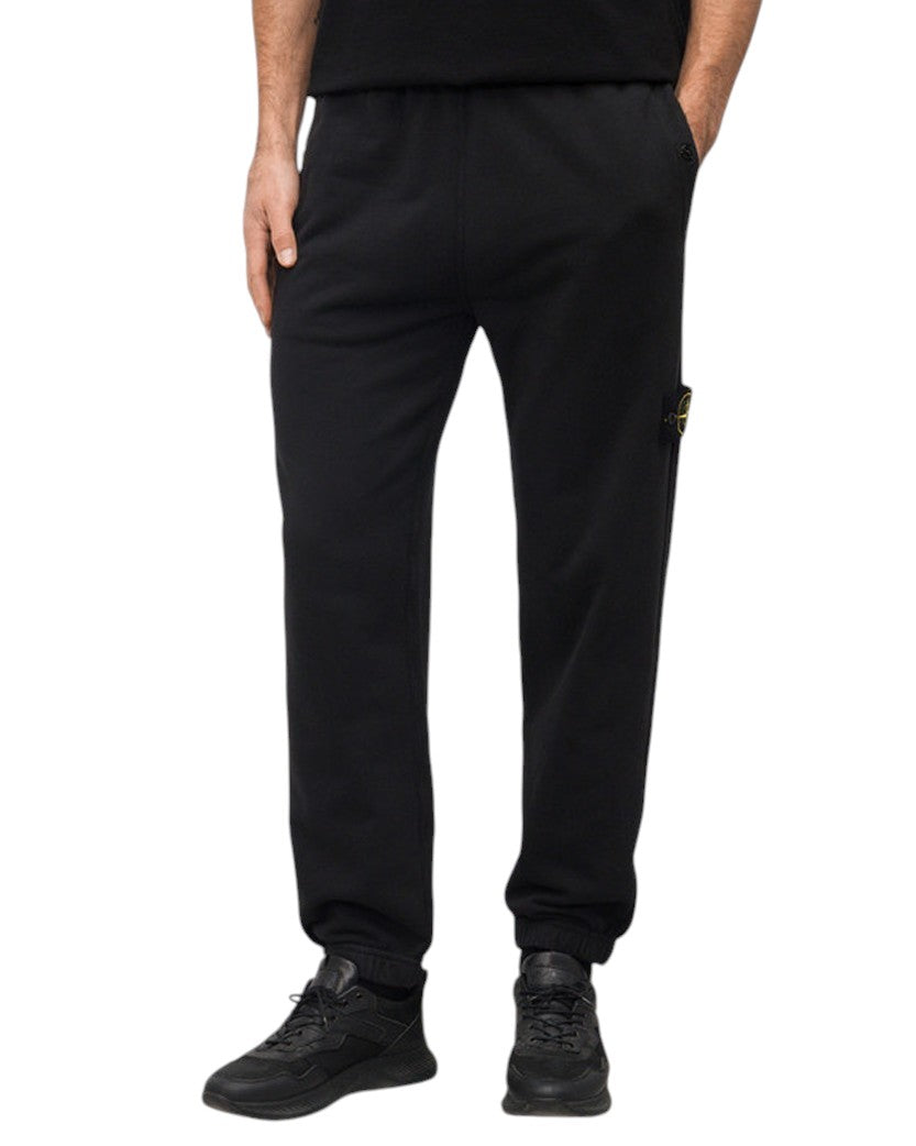 Stone Island 6200004 Organic Cotton Fleece Pants Black