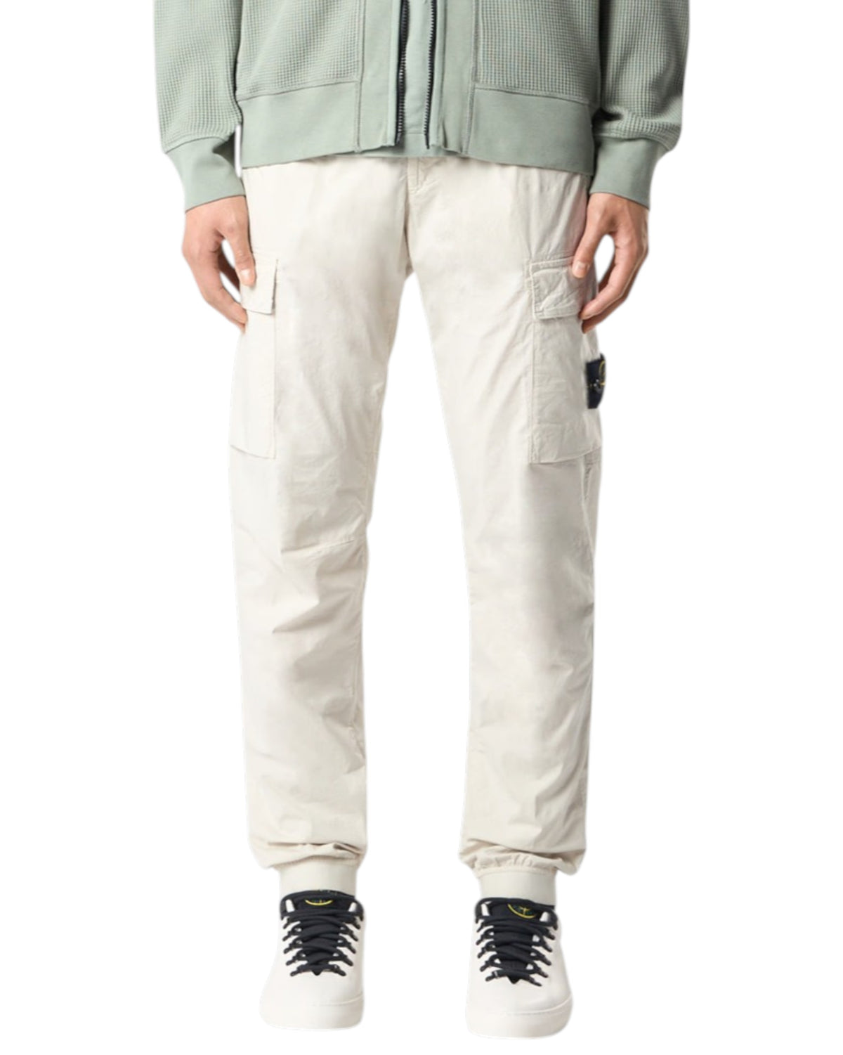 Stone Island 3100031 Stretch Cotton 'PARACADUTE' Pants Sand