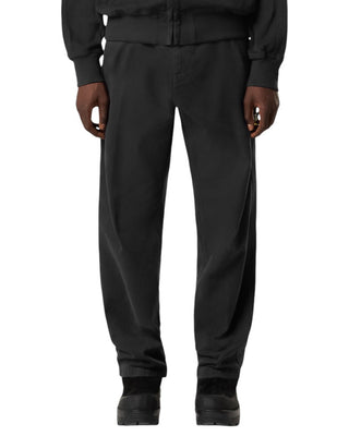 Stone Island 3100008 ORGANIC PANAMA COTTON 'OLD' EFFECT Pants Black