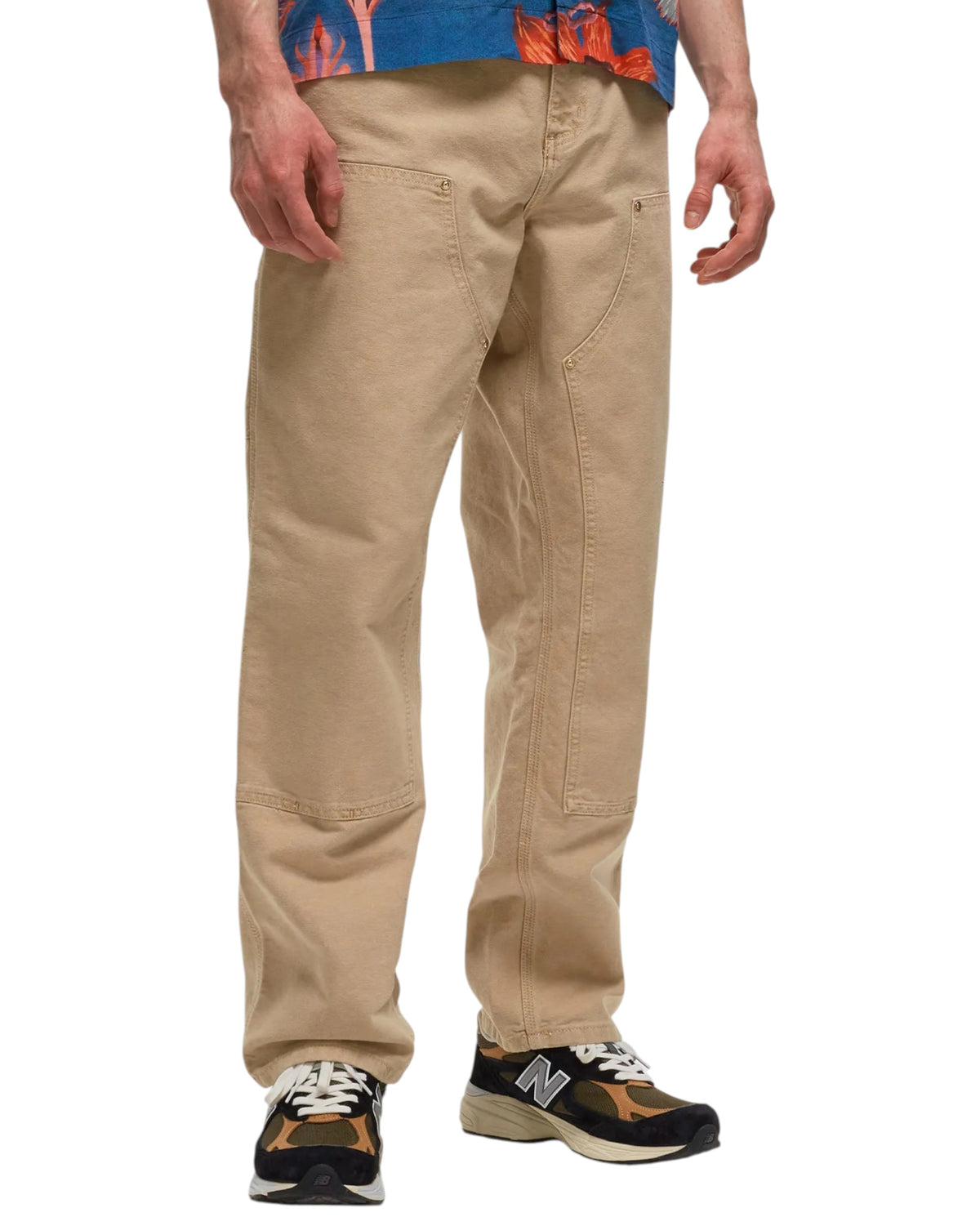 Carhartt WIP Double Knee Pants Faded Dusty Hamilton Brown