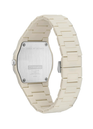 D1 Milano Polycarbon Bracelet 37 mm Grey Mesh PCBU16