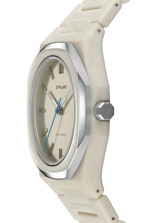 D1 Milano Polycarbon Bracelet 37 mm Grey Mesh PCBU16