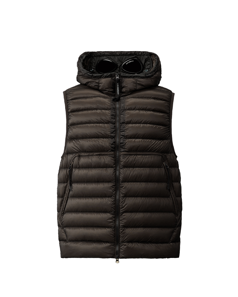 C.P. Company D.D Shell Goggle Down Vest Black