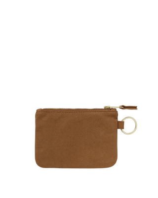 Carhartt WIP Suede Zip Wallet Brown