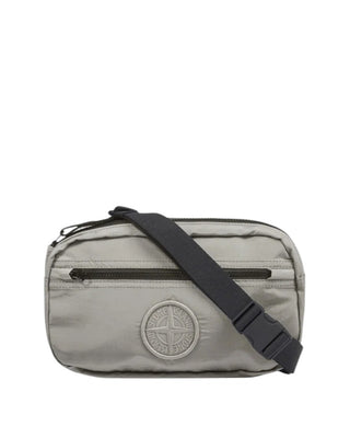 Stone Island 9200915 NYLON METAL IN ECONYL® Padded Belt Bag Pearl Grey