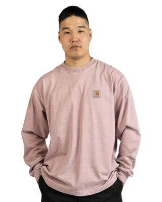 Carhartt Wip Long Sleeve Vista T-Shirt Pink