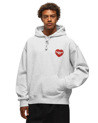 Carhartt WIP Heart Print Hoodie Grey