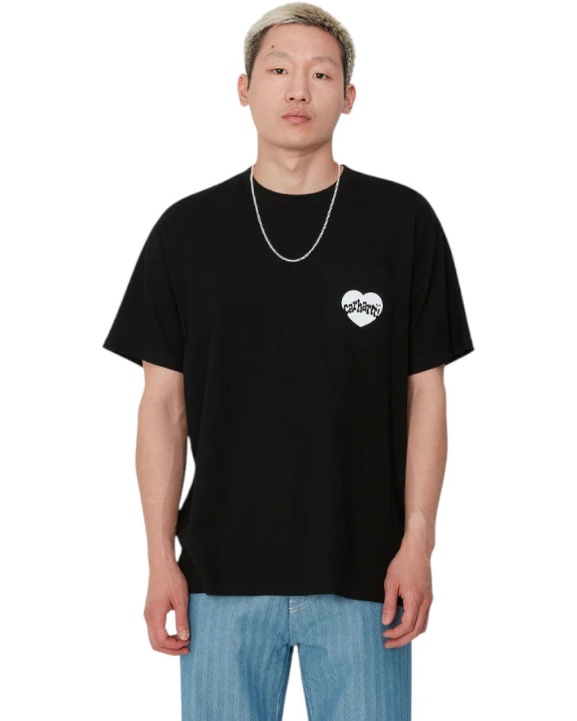 Carhartt WIP Amour Pocket T-Shirt Black