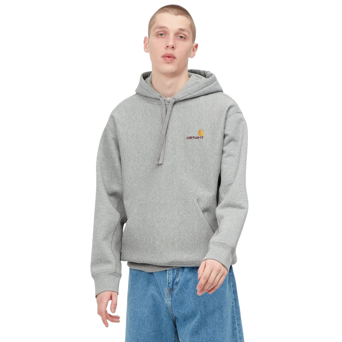 Carhartt Wip American Script Hoodie Grey