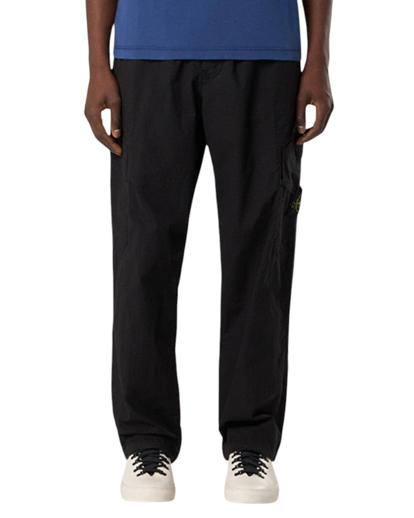 Stone Island 3100022 MIL-SPEC STRETCH RIPSTOP-TC Cargo Pants Black