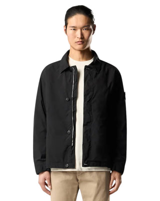 Stone Island 4100025 Light Compact Touch Poly-TC Jacket Black